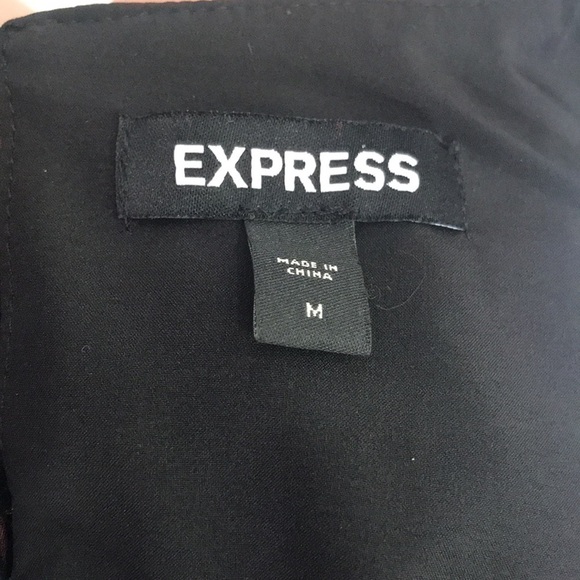 BNWOT Express Women's Animal Print Flowy Top, M, Maroon-Brown & Black - Picture 7 of 8